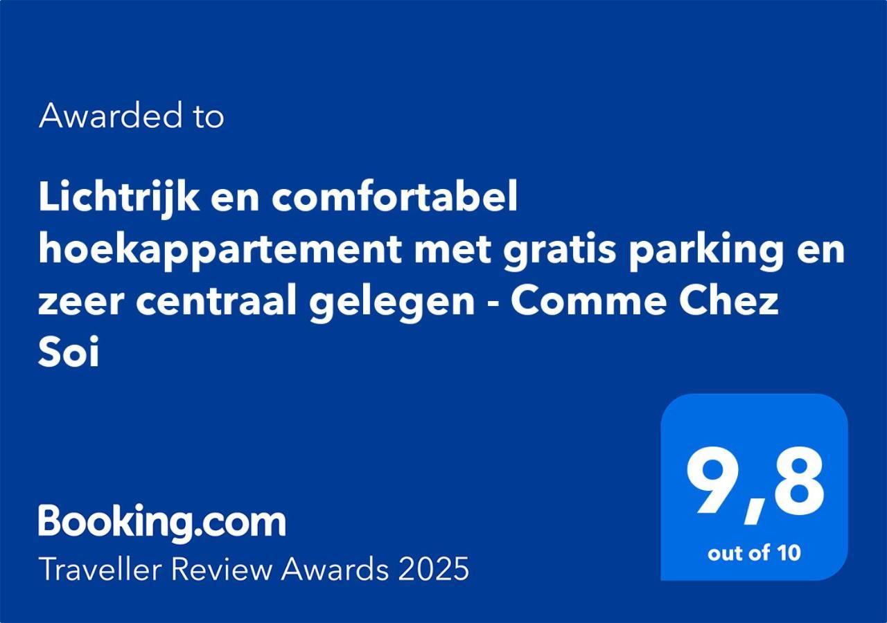 Lichtrijk En Comfortabel Hoekappartement Met Gratis Parking En Zeer Centraal Gelegen - Comme Chez Soi Ostend Exterior foto